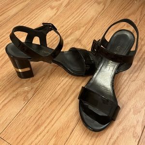 Stuart Weitzman Black Patent Leather Heels